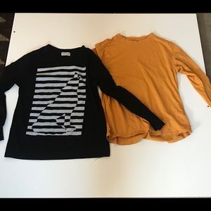 Bundle!!! 2 for 1 boys long sleeve Zara tee